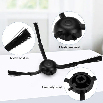 For Dreame L20 Ultra / X20 Pro / X20 Pro Plus Robot Vacuum Accessories, 1pair White Side Brush, 1pair Black Side Brush, 1 Roller Brush, 1 Rubber Brush, 2pcs Filter, 1 White Rag, 1 Gray Rag, 1 Gray -blue Rag, 1 Dust Bag, 1 White Rubber Brush Cover������...