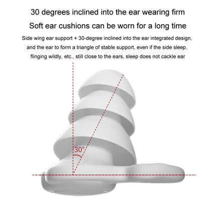 Noise Canceling Sleeping Earplugs Triple Layer Soundproofing Silicone Swimming Earplugs, Triple Layer