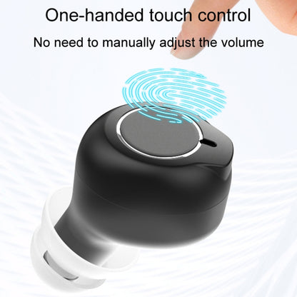 1pair Rechargeable Semi-In-Ear Hearing Aid Elderly Sound Amplifier, Semi-In-Ear