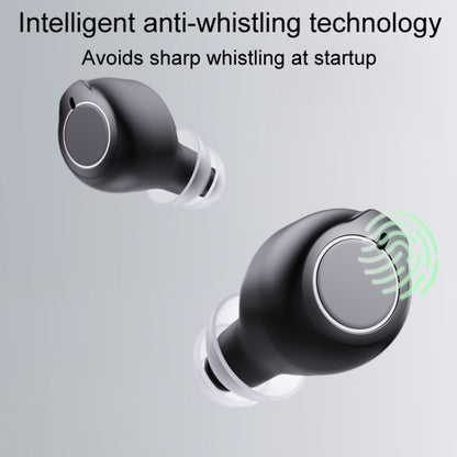1pair Rechargeable Semi-In-Ear Hearing Aid Elderly Sound Amplifier, Semi-In-Ear