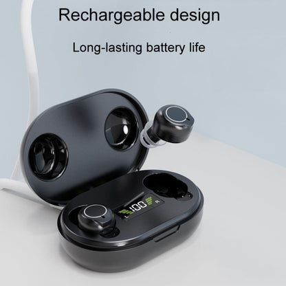 1pair Rechargeable Semi-In-Ear Hearing Aid Elderly Sound Amplifier, Semi-In-Ear