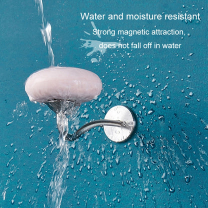 Bathroom Stainless Steel Magnetic Soap Holder Wall Mounted No Hole Soap Hanger, Nail-free Glue, Adhesive-backed
