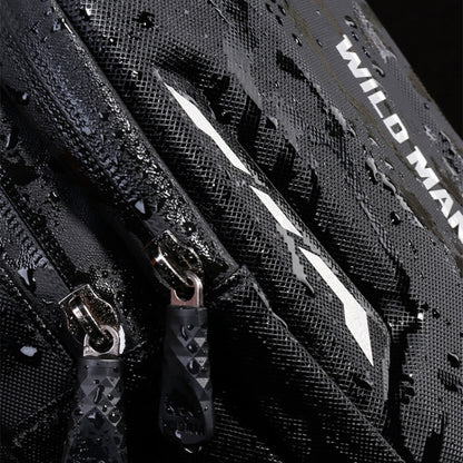 WILD MAN L1 3L Outdoor Motorcycle Riding Hard Shell Waist Bag Sports Cross-body Bag