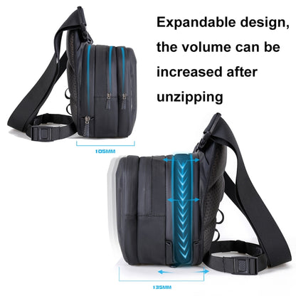 WILD MAN L1 3L Outdoor Motorcycle Riding Hard Shell Waist Bag Sports Cross-body Bag