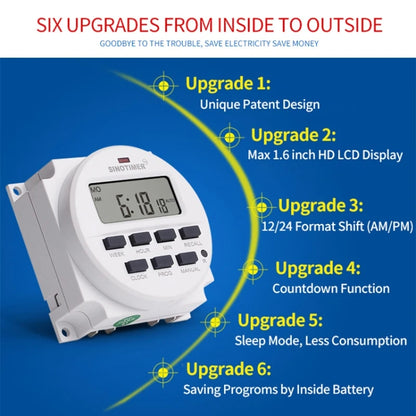 7 Days Weekly Programmable Digital Electronic Timer Switch