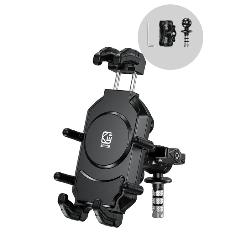 Kewig Motorcycle Octopus Holder Anti-Theft Motorcycle Cell Phone Mounts