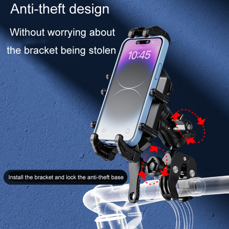 Kewig Motorcycle Octopus Holder Anti-Theft Motorcycle Cell Phone Mounts