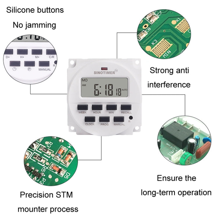 SINOTIMER Programmable Timer Switch Time Controller