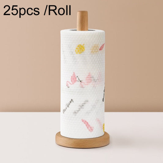 Thickened Disposable Dishwashing Cloth Rag Wet And Dry Oil-absorbing Kitchen Paper, 25pcs /Roll, 40pcs /Roll, 70pcs /Roll, 88pcs /Roll, 98pcs /Roll