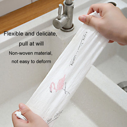Thickened Disposable Dishwashing Cloth Rag Wet And Dry Oil-absorbing Kitchen Paper, 25pcs /Roll, 40pcs /Roll, 70pcs /Roll, 88pcs /Roll, 98pcs /Roll