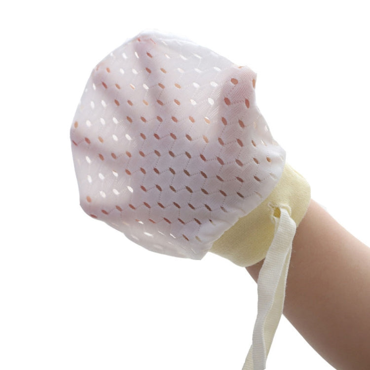 Newborn Baby Anti-Scratching Mesh Mittens Summer Breathable Elastic Lacing Adjustable Gloves, For 0-18 Months (Pink), For 0-18 Months (Yellow), For 0-18 Months (Blue), For 0-10 Months (Pink), For 0-10 Months (Yellow), For 0-10 Months (Blue)������������...