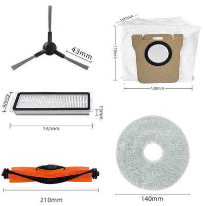 For Xiaomi Robot Vacuum X20 Max Parts Accessories, 13 In 1, 17 In 1, 21 In 1, 30 In 1, 42 In 1