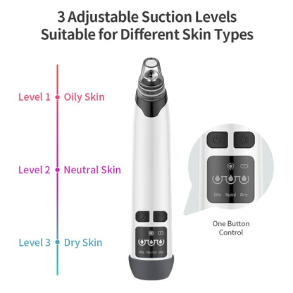 KS-X007 Electric Heating Hot Compress Pore Cleaner Home Facial Blackhead Acne Remover