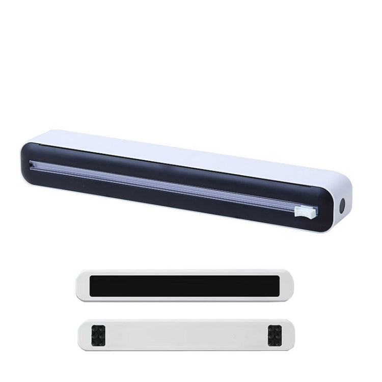 Cling Film Cutter Adjustable Storage Cutting Box, Yellow White, Blue White, Black White, Yellow White Magnetic Sticker, Blue White Magnetic Sticker, Black White Magnetic Sticker, Yellow White Magnet+Suction Cup, Blue White Magnet+Suction Cup�����������...