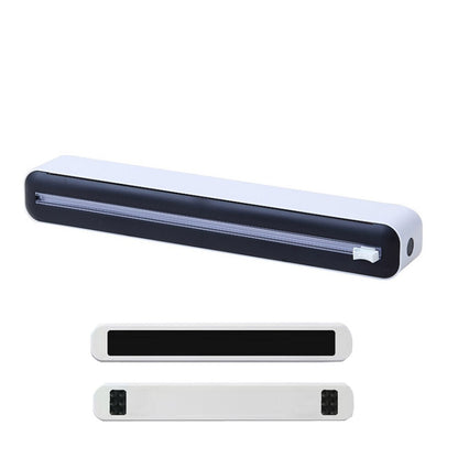 Cling Film Cutter Adjustable Storage Cutting Box, Yellow White, Blue White, Black White, Yellow White Magnetic Sticker, Blue White Magnetic Sticker, Black White Magnetic Sticker, Yellow White Magnet+Suction Cup, Blue White Magnet+Suction Cup�����������...