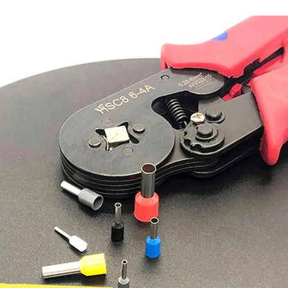 Tube-Type Cold-Pressed Terminal Block Crimping Pliers Plastic Box Set