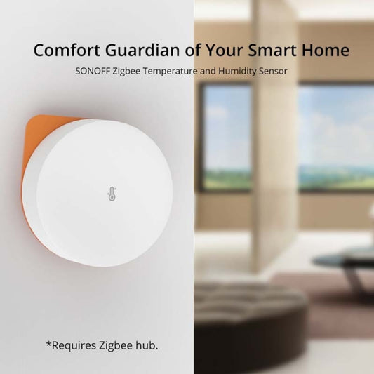 Wireless Temperature And Humidity Sensor Detector Smart Home, Sonoff SNZB-02P