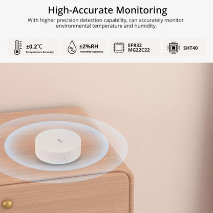 Wireless Temperature And Humidity Sensor Detector Smart Home, Sonoff SNZB-02P