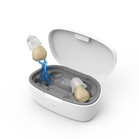 Z-68 In-ear TWS Invisible Hearing Aid Digital Sound Amplifier with Charging Box, Z-68