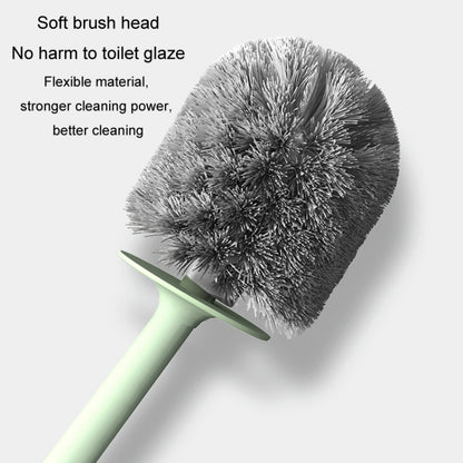 Cute Cartoon Toilet Brush Bathroom Cornerless Wall Mounted With Base Cleaning Brush