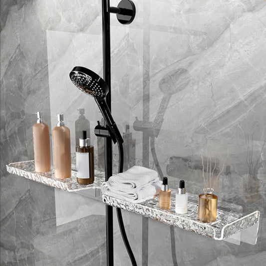 Punch-Free Bathroom Faucet Shelf Home Bathroom Vanity Storage Stand, 50 x 11cm