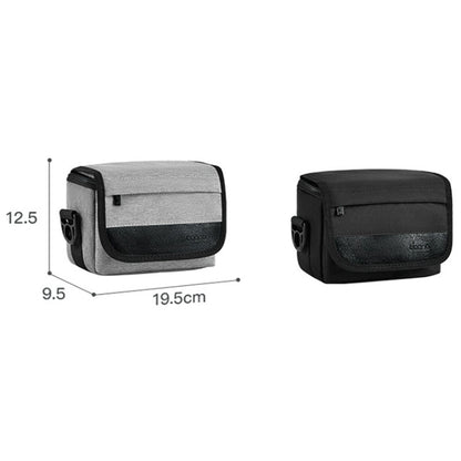 For DJI Mini 4 Pro Baona BN-H016 Portable Waterproof Crossbody Drones Storage Bag, Grey, Black