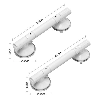 Heavy Duty Separate Design Shower Handles for Elderly with Luminous, 35cm Suction Cup, 45cm Suction Cup