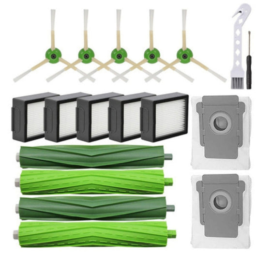 For iRobot Roomba i7 / i7+ / E5 / E6 Series Robot Vacuum, 16pcs /Set, 14pcs /Set, 28pcs /Set Black, 28pcs /Set