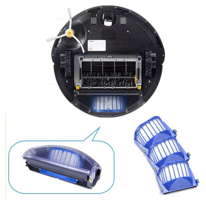 For iRobot Roomba 600 Series Vacuum Cleaner Replacement Parts, 17pcs /Set, 12pcs /Set, 14pcs /Set