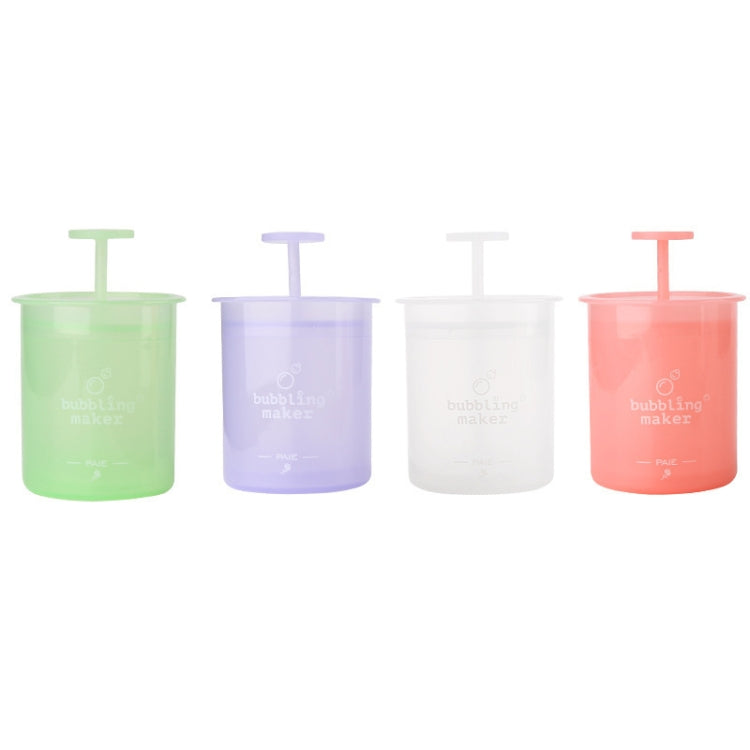 Facial Cleanser Foaming Maker Bubbler Cup Travel Portable Manual Foaming Bottle, Small Purple, Small Transparent, Small Pink, Large Purple, Large Transparent, Large Pink