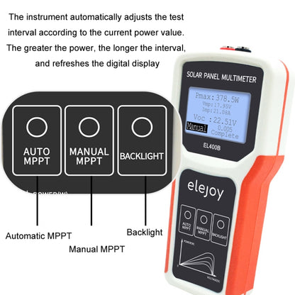 elejoy 400W MPPT Solar Photovoltaic Panel Multimeter