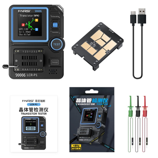 FNIRSI LCR-P1 Transistor Tester Multifunctional Electronic Component Inspection Tool