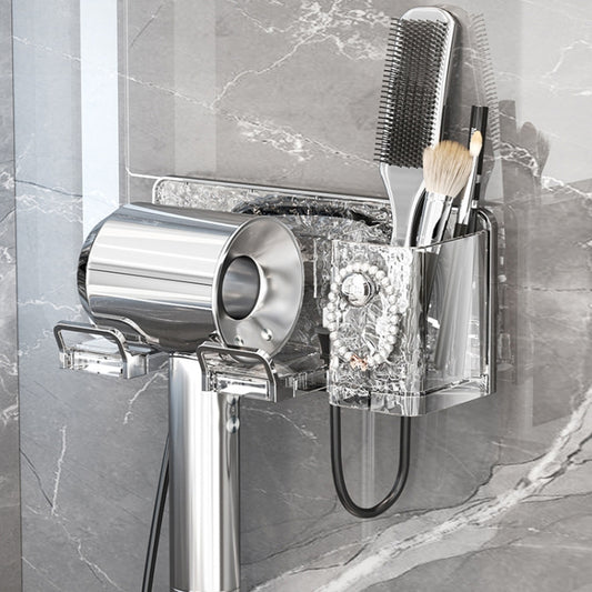 Household Hair Dryer Shelf Bathroom No Punching Wall Mounted Storage Rack
