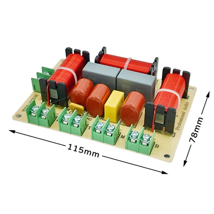 One High One Medium Two Low 4-Way Speaker Crossover Audio Modification Divider