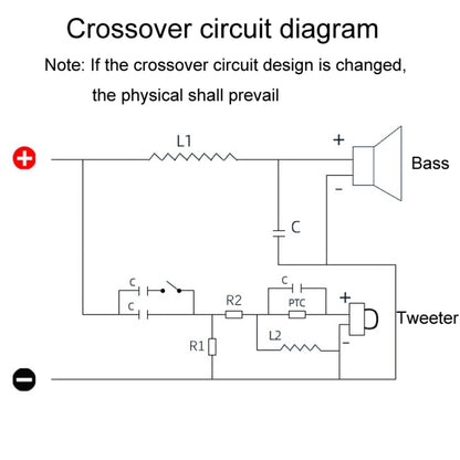 High And Low 2-Way Audio Crossover Stage Speaker Conversion Divider