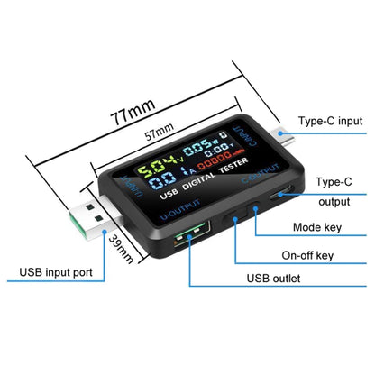 6527-Q Multifunctional Digital Voltage And Current Meter Portable Capacity Tester