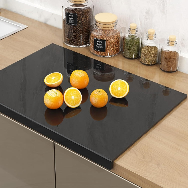 Kitchen Counter Acrylic Cutting Board With Counter Lip, 45 x 35cm