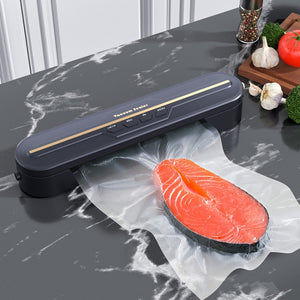 Food Vacuum Sealer Machine 60KPA Strong Suction, Small / Large Bag Modes With 10 Vacuum Bags, EU Plug, US Plug
