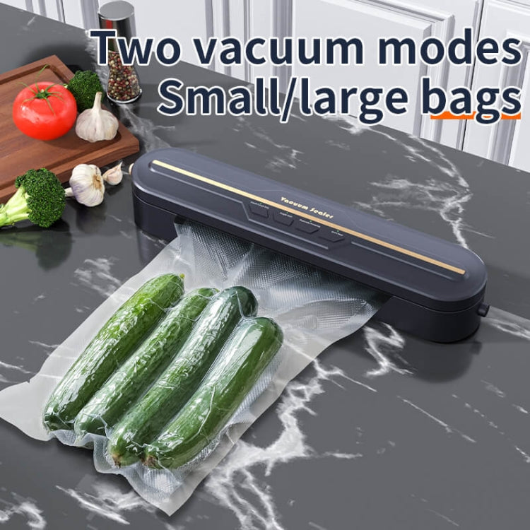 Food Vacuum Sealer Machine 60KPA Strong Suction, Small / Large Bag Modes With 10 Vacuum Bags, EU Plug, US Plug