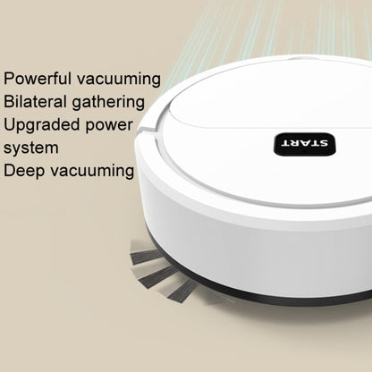Automatic Mini Sweeping Robot Mopping Sweeping Suction 3 In 1 Cleaning Machine, White Rechargeable, Black Rechargeable, Black Battery, White Battery