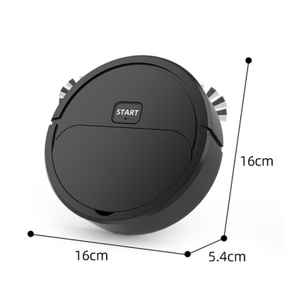 Automatic Mini Sweeping Robot Mopping Sweeping Suction 3 In 1 Cleaning Machine, White Rechargeable, Black Rechargeable, Black Battery, White Battery