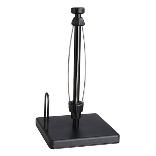 Household Stainless Steel Vertical Paper Towel Holder With Damping Dining Table Kitchen No Punch Paper Roll Holder, Square Black, Round Black, Round Silver