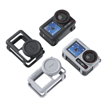 جراب حماية من السيليكون aMagisn لكاميرا DJI Osmo Action 5 Pro مع حبل وغطاء عدسة