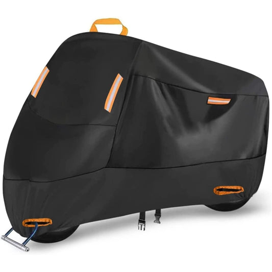 Motorcycle Rain Sun Protection Cover Oxford Cloth Dustproof With Anti-theft Buckle