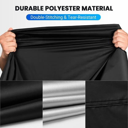 Motorcycle Rain Sun Protection Cover Oxford Cloth Dustproof With Anti-theft Buckle