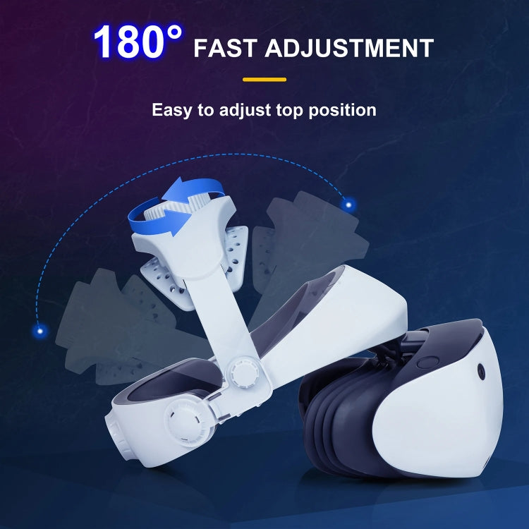 DEVASO For PlayStation VR 2 Elite Headband Non-Slip Comfortable Weight Reducing Headband
