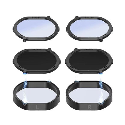 DEVASO For PlayStation VR 2 6 In 1 Magnetic Glasses Anti-Scratch Protective Cover