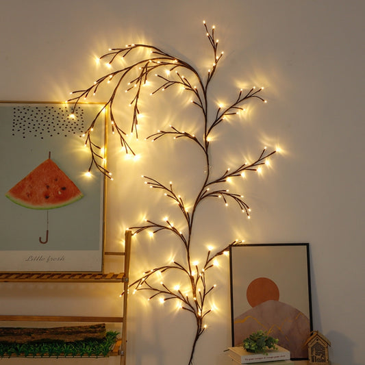 2.3m 144 LEDs Branch Rattan String Lights Wedding Home Decor Garland Lamps