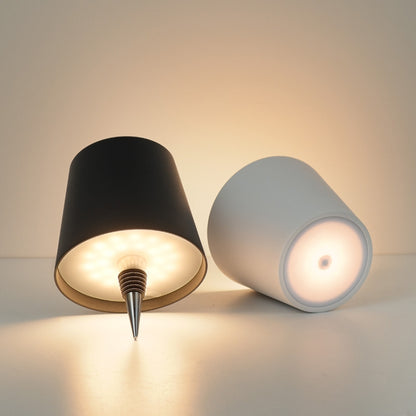 LED Rechargeable Ambient Table Lamp Tri-color Dimmable Wireless Wine Bottle Lamp Bar Light