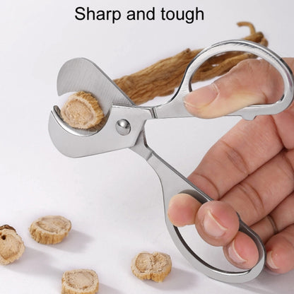 Portable Pill Cutter Stainless Steel Cigar Dispensing Scissors, Round Handle Silver, Round Hanlde Gold